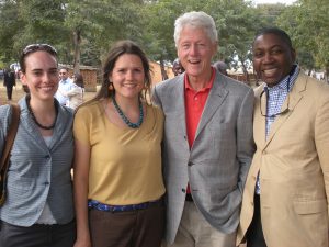 Group photo with former US President Bill Clinton