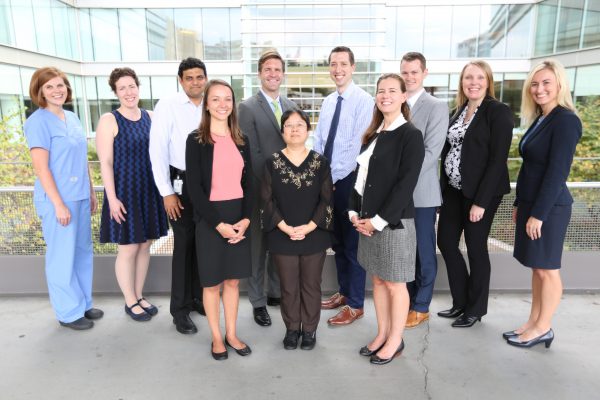 The UNC Department of Pharmacy team implemented a program at UNC Medical Center called "Improving the Safety and Management of Patients with Suspected or Confirmed Heparin-Induced Thrombocytopenia." (Photo by Jamie Williams/UNC Health Care)