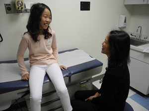 Claire is cared for by a team of specialists, which includes pediatric rheumatologist, Dr. Eveline Wu.