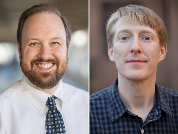 A study led by Ben Vincent, MD, (left) and Paul Armistead, MD, PhD, could aid in the development of immune-based treatments that are tailored to individual leukemia patients who are undergoing stem cell transplantation.