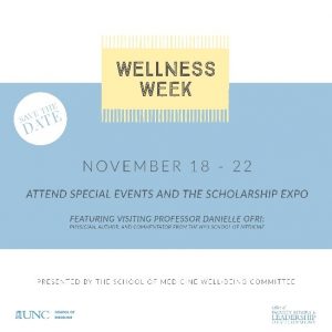 Save the date for the 2019 School of Medicine Wellness Week
