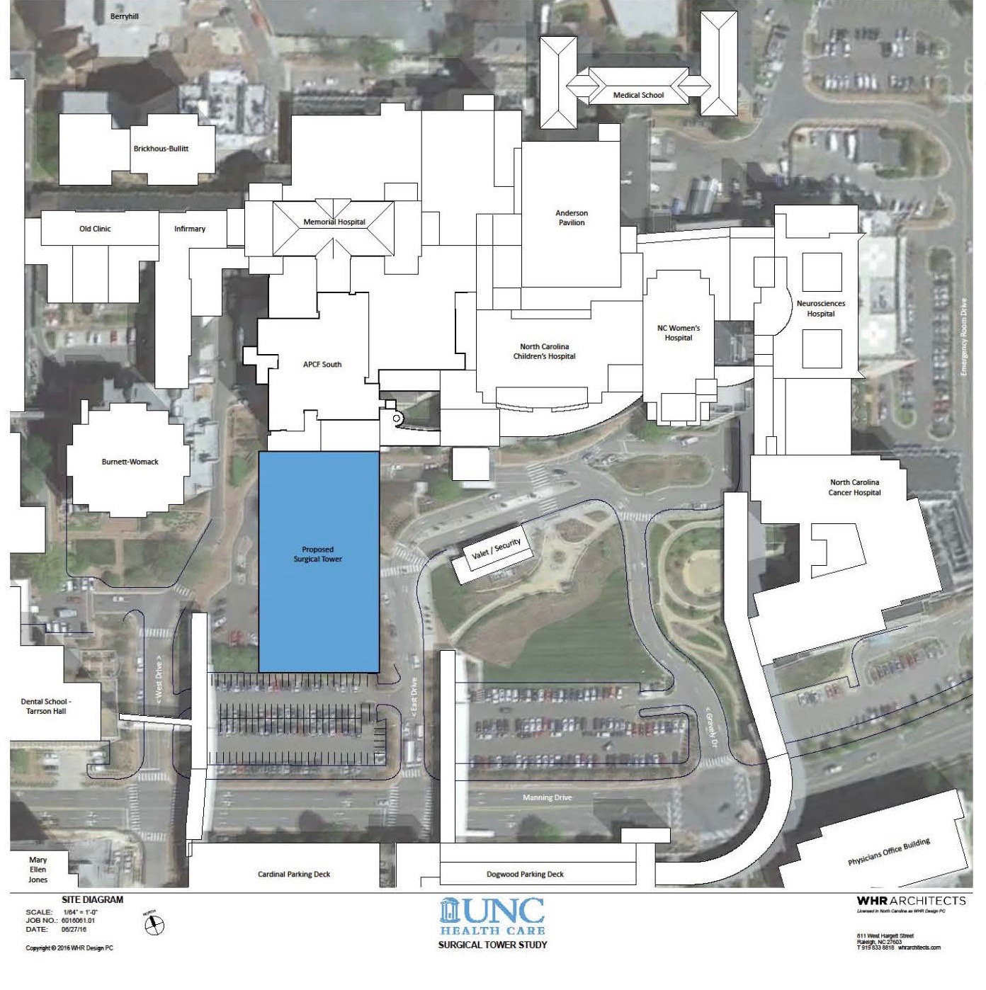 Unc Hospitals Picks Location For Surgical Tower Project In Front Of Nc Memorial Hospital Image2 