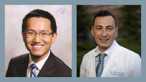 Pictured from left to right: Drs. Winston Li and Luigi Pascarella