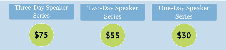 UNC TEACCH Speaker series fees
