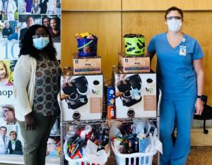 Oncology team donates to MICU and 6 Bedtower staff